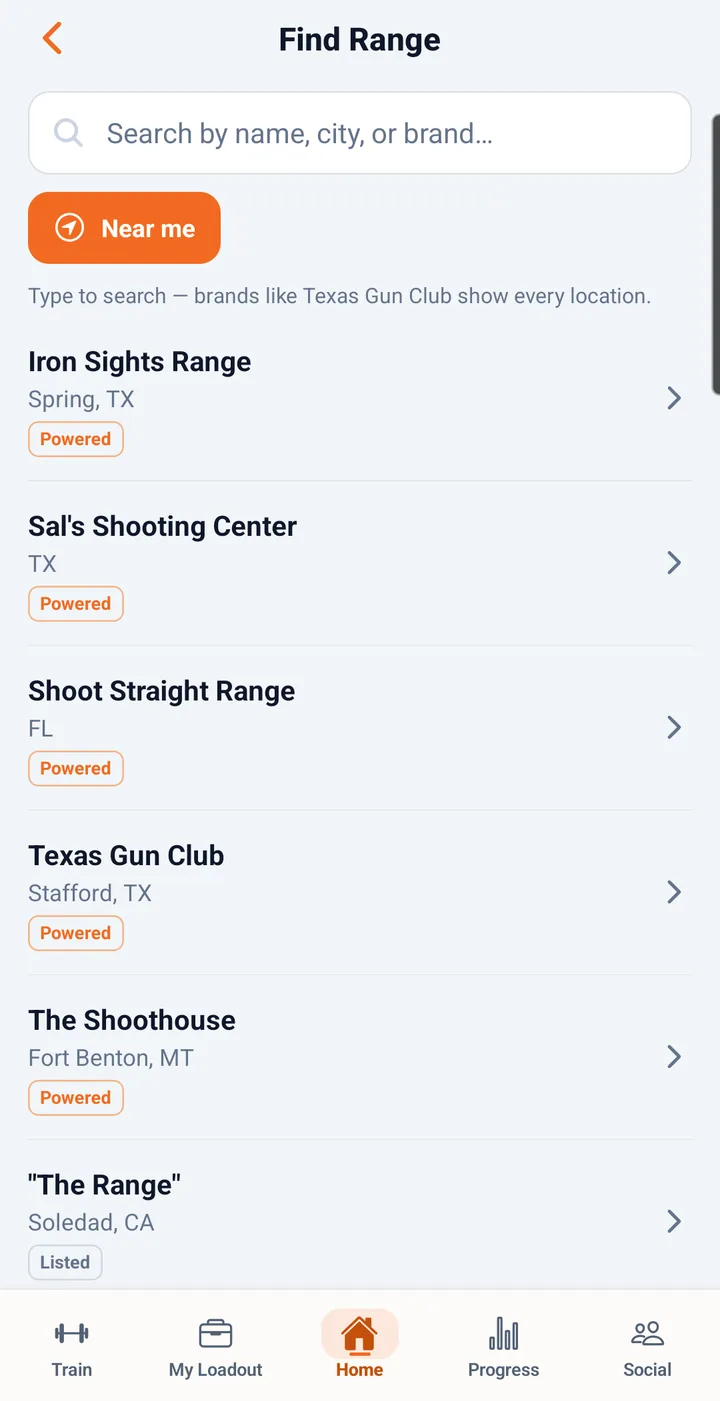 Find a Range in a demo account.